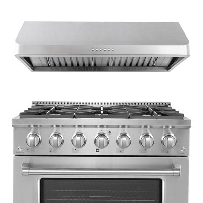 Proline 36" Dual Fuel Range + Hood Bundle | Save 10%