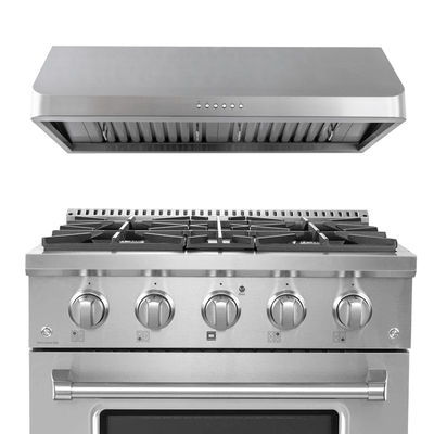 Proline 30" Dual Fuel Range + Hood Bundle | Save 10%
