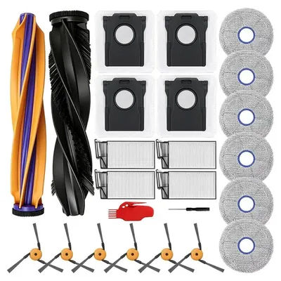 A66T-For Dreame X60 Max Ultra Complete Mop Cloth Dust Bags Replacement Robot Vacuum Cleaner Accessories