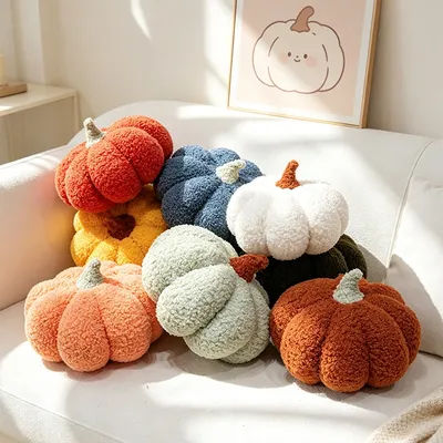 Funny Halloween Pumpkin Plush Cushion Pillow Cute Plush Hanging Pendant Soft Stuffed Toys Room Bag Decor Boy Girl Birthday Gifts