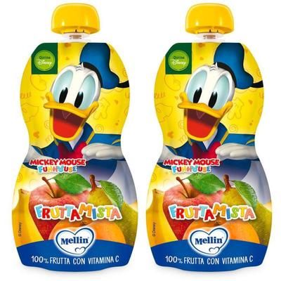 Pouch Disney Mickey Mouse Frutta Mista 110 G 2x110 g