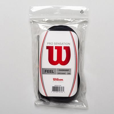 Wilson Pro Overgrip Sensation 30 Pack Tennis Overgrips Black