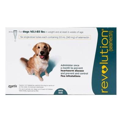 Revolution For Large Dogs 40.1-85lbs (Green) 6 Doses