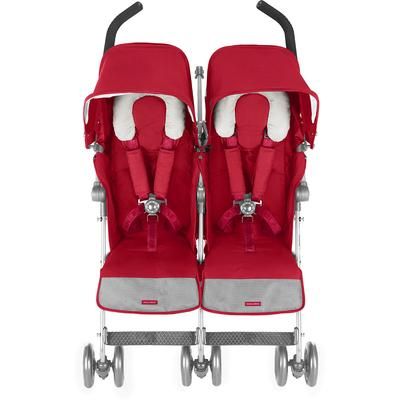 Maclaren Twin Techno Double Stroller - Persian Rose