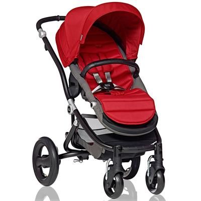 Britax Affinity Complete Stroller, Black - Red Pepper