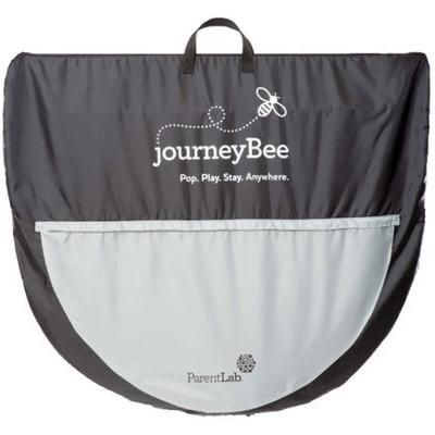 Angelcare journeyBee Portable Crib in Black and Silver