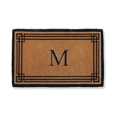 Windsor Monogrammed Coco Door Mat - 36" x 72", B - Frontgate