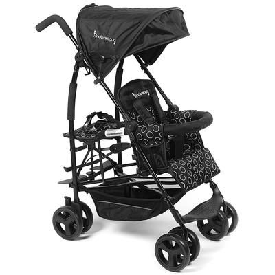 Kinderwagon Jump Sibling Stroller - Black