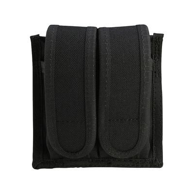Uncle Mike's Universal Double Magazine Pouch Hook-&-Loop Fastener Nylon Black SKU - 635306