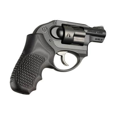 Hogue Ruger LCR Enclosed Hammer Piranha Grip G10 Solid Black 78139