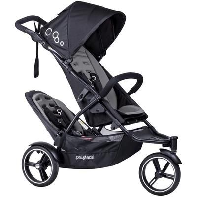Phil & Teds Dot Stroller with Doubles Kit - Graphite