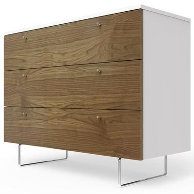 Spot On Square Alto Dresser 45" - White/Walnut