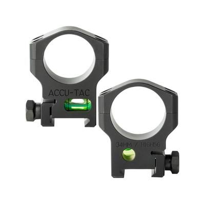 ACCU-TAC 34 Mm Scope Rings Black Small HSR-340