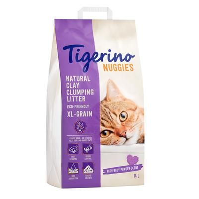 Lettiera Tigerino Nuggies a grana grossa - borotalco - 14 L (ca. 15,2 kg)