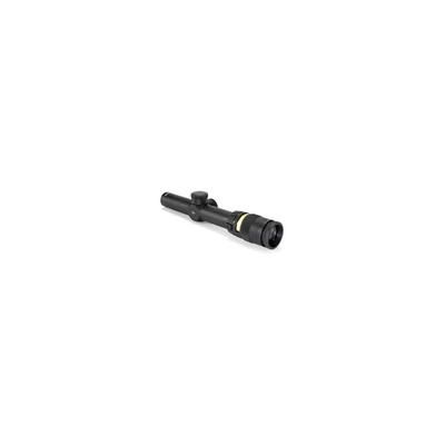 Trijicon AccuPoint TR-24 1-4x24mm Rifle Scope 30 mm Tube Second Focal Plane Black Amber Standard Duplex Crosshair w/ Dot Reticle MOA Adjustment 200070