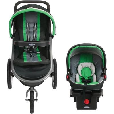 Graco FastAction Fold Jogger Click Connect Travel System - Fern