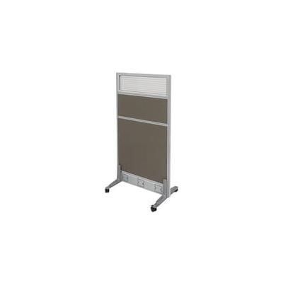 Mobile Portable Partitions - 24"W x 48-3/4"H w/Glass Window - See Other Sizes