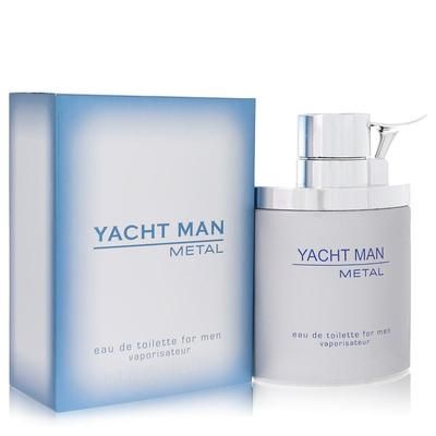 Yacht Man Metal For Men By Myrurgia Eau De Toilette Spray 3.4 Oz