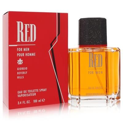 Red For Men By Giorgio Beverly Hills Eau De Toilette Spray 3.4 Oz