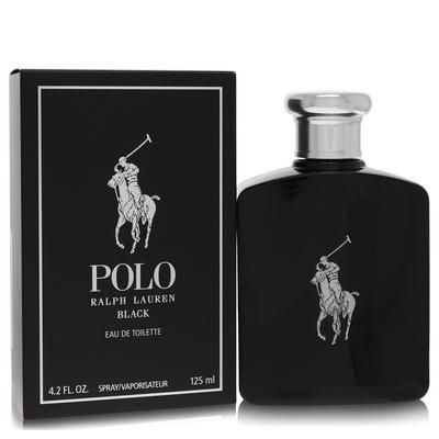 Polo Black For Men By Ralph Lauren Eau De Toilette Spray 4.2 Oz