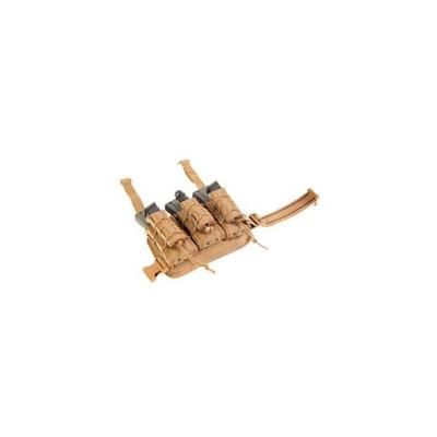 High Speed Gear HSGI Double Decker Leg Rig Rifle Pouch Coyote Brown 21DL02CB