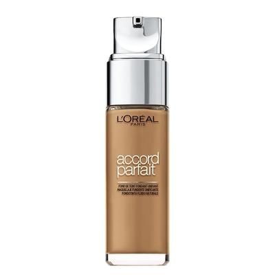 L'Oréal Paris - Accord Parfait, Effetto Naturale, Arricchito con Acido Ialuronico Fondotinta 30 ml Marrone chiaro unisex