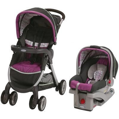 Graco FastAction Fold Click Connect Travel System - Nyssa