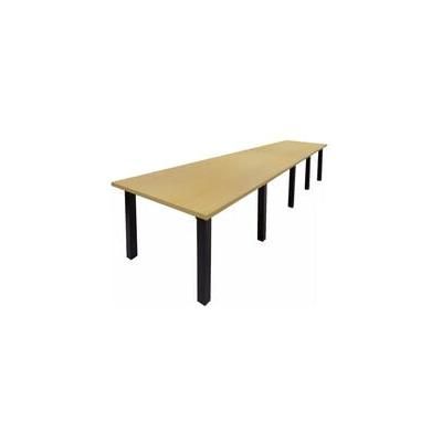 14' x 4' Conference Table w/Square Post Legs