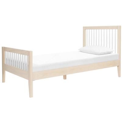 Babyletto Sprout Platform Twin Bed - Washed Natural / White