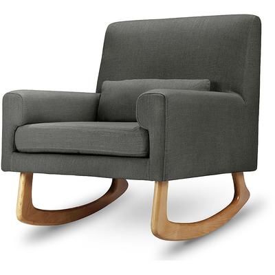 Nursery Works Sleepytime Rocker, Light Legs - Charcoal