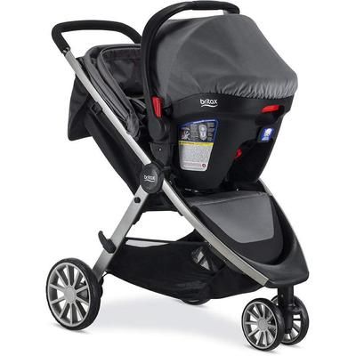 Britax B-Lively & B-Safe Ultra Travel System - Gris