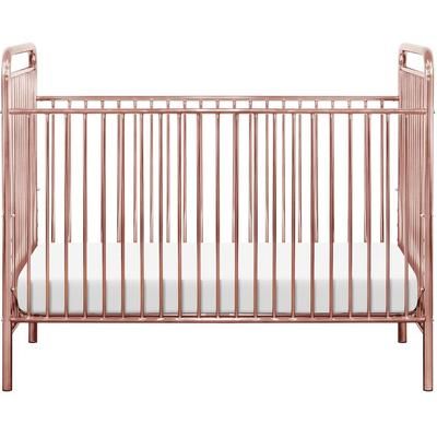 Babyletto Jubilee 3-in-1 Convertible Metal Crib - Pink Chrome