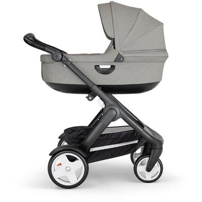 Stokke Stroller Carrycot - Black/Brushed Grey