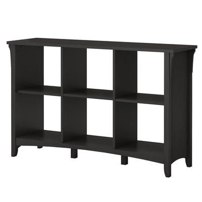 Salinas 6 Cube Storage in Vintage Black - Bush Furniture SAB148VB-03