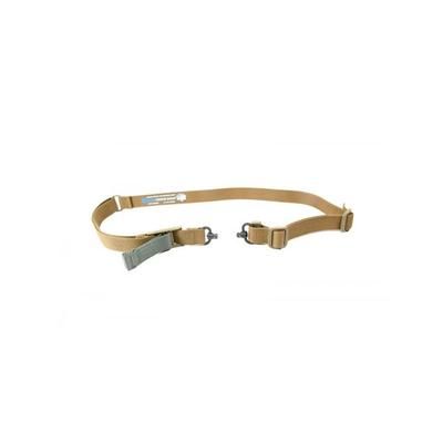 Blue Force Gear Vickers 221 2-to-1 Unpadded Sling RED Swivel Version w/Nylon Adjuster and Hardware Coyote Brown VCAS-2TO1-RED-125-AA-CB