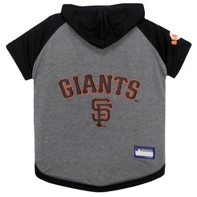 San Francisco Giants Dog Hoodie Tee, X-Small, Red / Blue