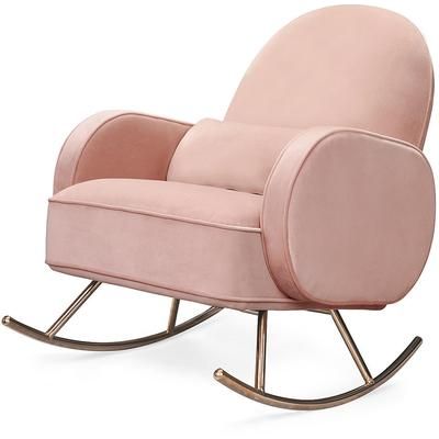 Nursery Works Compass Rocker - Blush Velvet