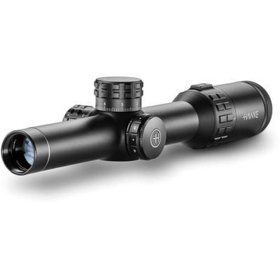 Hawke Sport Optics Frontier 30 LPVO Rifle Scope 1-6x24mm 30mm Tube SFP Tactical Dot IR Reticle Black 18402