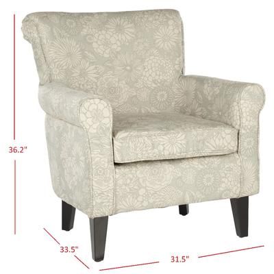 Hazina Club Chair in Abbey Mist - Safavieh MCR1002B