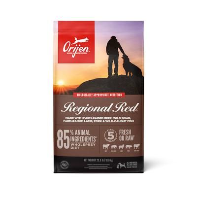 Grain Free & Poultry Free, Regional Red, High Protein, Fresh & Raw Animal Ingredients Dry Dog Food, 23.5 slb., 23.5 LBS