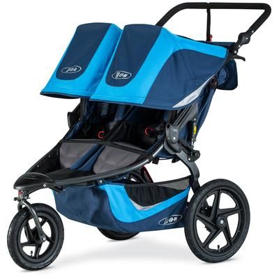 BOB 2019 Revolution Flex 3.0 Duallie Double Jogging Stroller - Glacier Blue