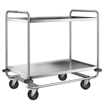 Chariot Inox 2 Plateaux Poids:23 Kg H Ht:1000 Mm - B PRO