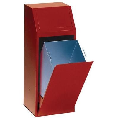 Poubelle D'atelier En Métal 68 L Coloris Ro Uge - Var
