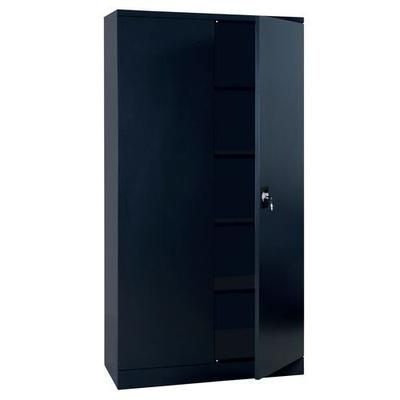Armoire A Monter Pt Bat - H1950xp423xl120 - 0 Anthrac+4tab - Manutan Expert