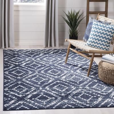 "Adirondack Collection 5'-1" X 7'-6" Rug in Grey And Cream - Safavieh ADR125B-5"