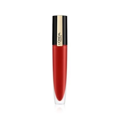 L'Oréal Paris - Rouge Signature, a Lunga Tenuta, Formula Leggera e Finish Extra Matte Rossetti 7 ml Rosso scuro unisex