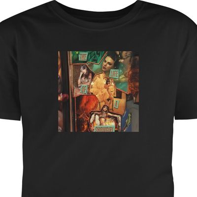 T-Shirt Taylor Swift The Life of a Showgirl Svart Liten