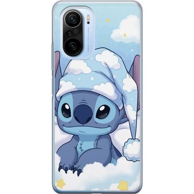 Kompatibelt Mobildeksel til Xiaomi Mi 11i Stitch god natt skyer sovende søte sengetøy kawaii koselig blått karakter myk estetisk plakat