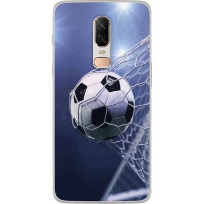 Kompatibelt Mobildeksel til OnePlus 6 Fotball Fart Nett Sport Kamp Spill
