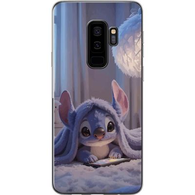 Kompatibelt Mobildeksel til Samsung Galaxy S9+ Stitch under teppe med telefon kveldskos i blå toner sjarmerende drømmeaktig design for alle som elske